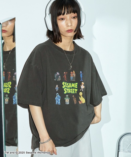 SESAME STREET（セサミストリート） tシャツ 半袖 ヴィンテージ加工