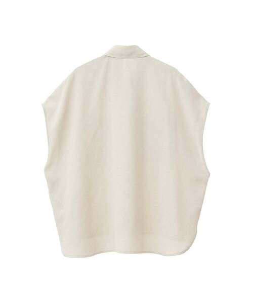uvカット ブラウス シャツ LINEN LIKE BOXY SHIRT レディースの画像