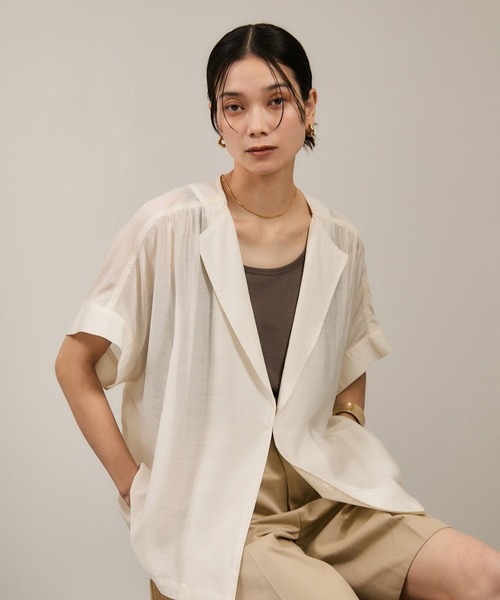 SALON adam et rope'（サロン アダム エ ロペ） ブラウス シャツ 「WEB