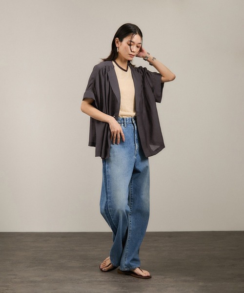 SALON adam et rope'（サロン アダム エ ロペ） ブラウス シャツ 「WEB