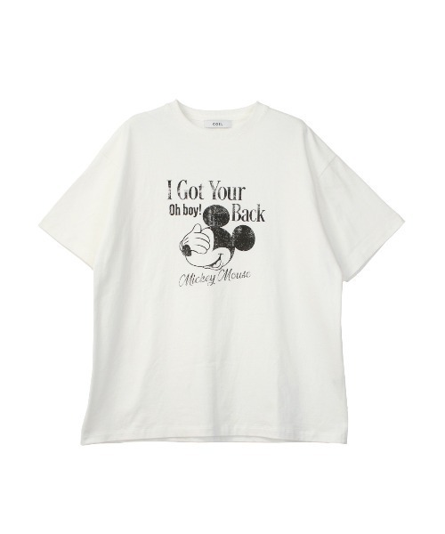 FRAMeWORK - 完売☆ミッキーT セール】 【DISNEY】ミッキーマウスデザイン リンガーTシャツ