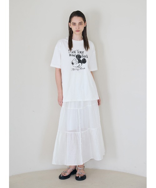 COEL tシャツ ミッキービンテージプリントTシャツ レディース