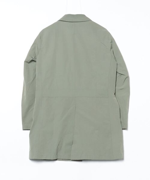 「OMNES Another Edition」 ステンカラーコート MEDIUM ライトカーキ メンズ_画像2