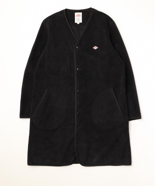 DANTON ダントン　カラーレスコート 38 定価35,200円 Danton（ダントン） ノーカラーコート 38 ナチュラル レディース