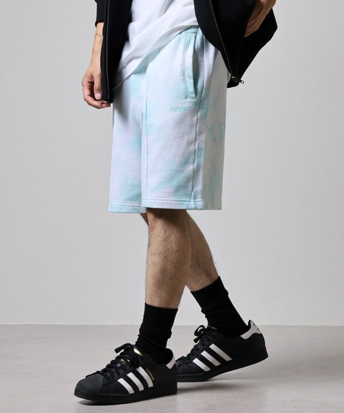  ハーフパンツ NERDY ハーフパンツ パンツ タイダイハーフパンツ レディース