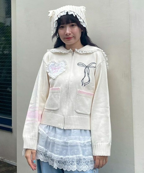candystripper アウター Candy Stripper ブルゾン アウター CANDY CLUB SAILOR KNIT