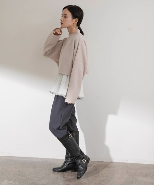 「Eimee Law」 長袖カットソー 38 ベージュ レディース
