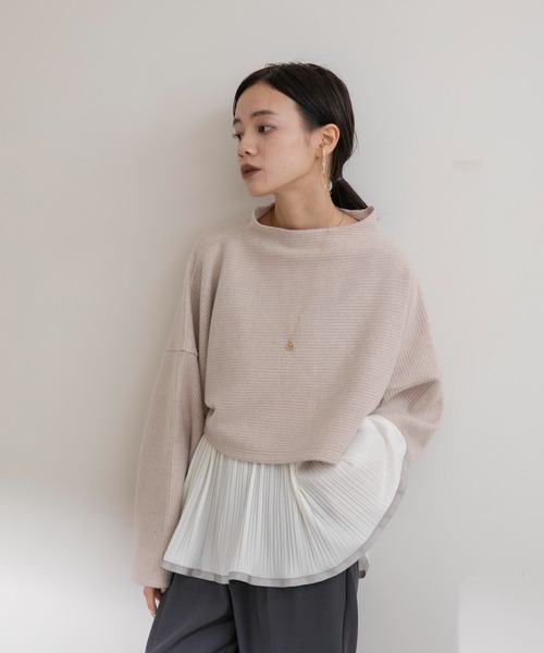「Eimee Law」 長袖カットソー 38 ベージュ レディース