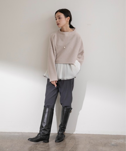 「Eimee Law」 長袖カットソー 38 ベージュ レディース