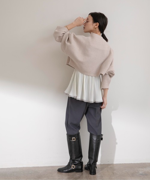 「Eimee Law」 長袖カットソー 38 ベージュ レディース