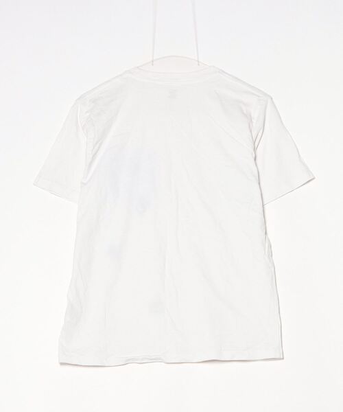 「Design Tshirts Store graniph」 刺繍半袖Tシャツ S ホワイト レディース