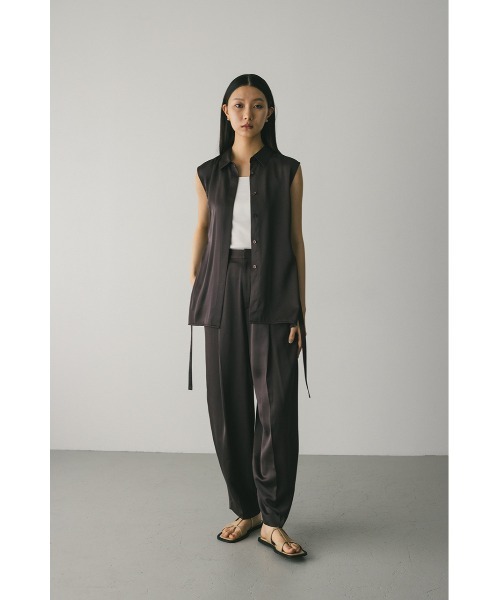 style mixer コンフォートヘムタックパンツ STYLEMIXER パンツ コンフォートヘムタックパンツ レディース