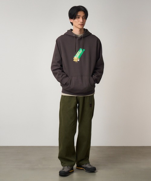 新品タグ付き GRAMICCI グラミチ パーカー S カーキ オーバーサイズ Gramicci（グラミチ） パーカー GRANOLA HOODED SWEATSHIRT