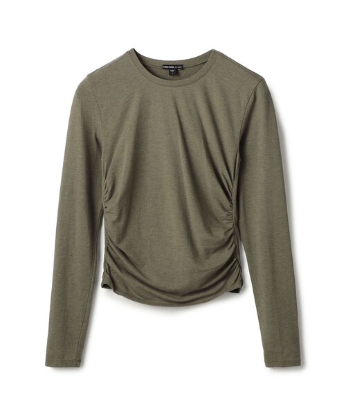 tシャツ コットンポリエステルジャージー サイドシャーリングTシャツ WMTP3232 レディース