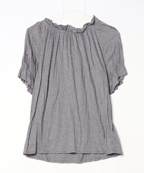 「NARACAMICIE」 半袖カットソー 2 グレー レディース_画像2