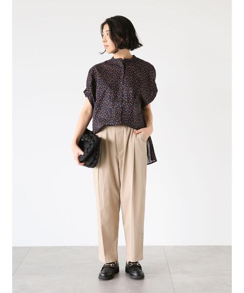 「Lugnoncure」 半袖ブラウス F ブラック レディース_画像9