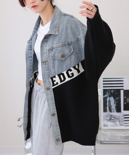 pumpkin port（パンプキンポート） ニット セーター ロゴデザイン