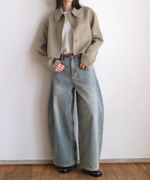 AKTE（アクテ） コート アウター ショートリバージャケット レディース