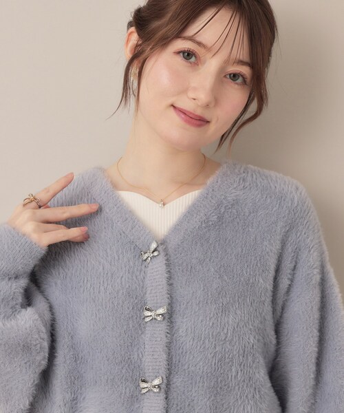 Couture Brooch（クチュール ブローチ） カーディガン 「高見え・大人