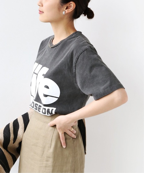 「MIXTA」 半袖Tシャツ SMALL ブラック系その他 レディース_画像3