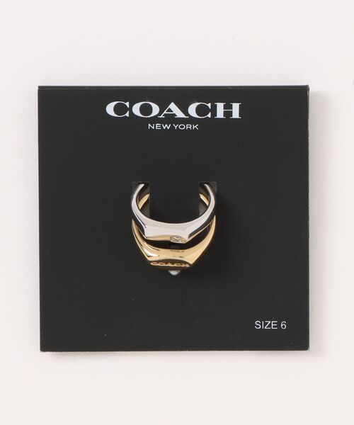COACH（コーチ） 指輪 リング シグネット リング セット レディース