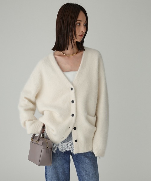 BABYLONE（バビロン） カーディガン FOXカシミヤカーディガン