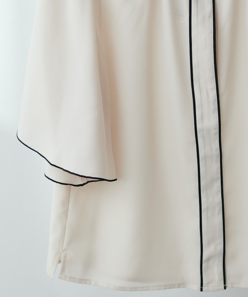 「natural couture」 半袖ブラウス FREE サックスブルー レディース_画像6