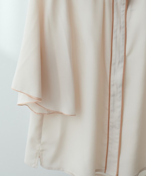 「natural couture」 半袖ブラウス FREE サックスブルー レディース_画像7