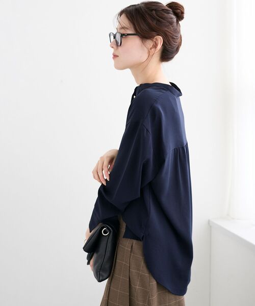 美品　MUSE de DeuxiemeClass ジョーゼット 2wayブラウス le.coeur blanc（ルクールブラン） ブラウス シャツ 大ヒットブラウス