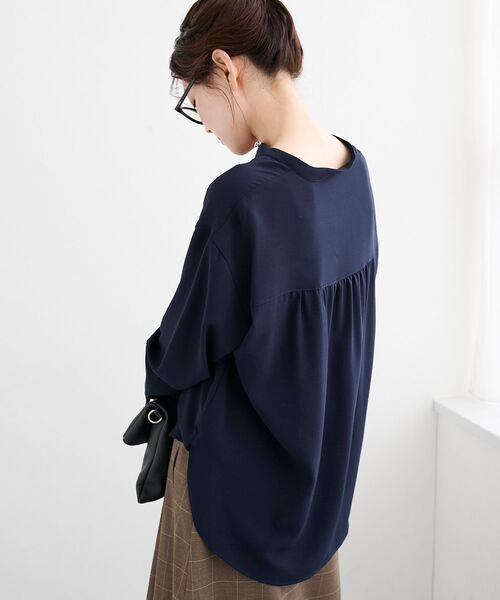 シャツ/ブラウス(長袖/七分) Herlipto 2Way Cache-Coeur Blouse Herlipto 2Way Cache-Coeur Blouse ブルー M - メルカリ