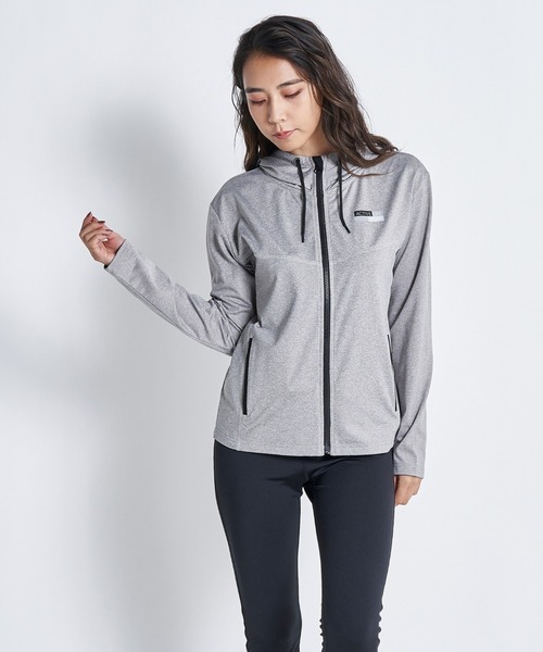 「ROXY」 ジップアップパーカー MEDIUM ブラック レディース_画像4