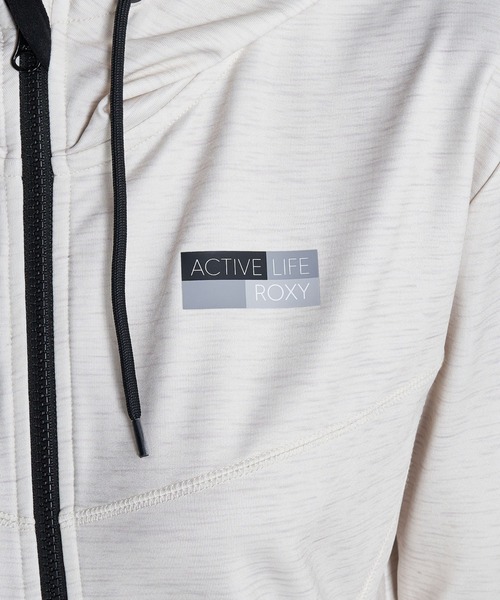 「ROXY」 ジップアップパーカー MEDIUM ブラック レディース_画像9
