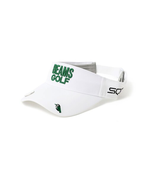 BEAMS GOLF ホワイト バイザー フリース BEAMS GOLF（ビームス ゴルフ） サンバイザー ツアーバイザー 2026ss