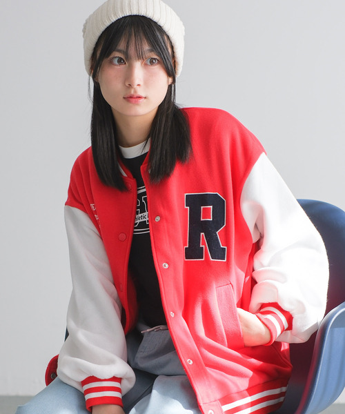 RiCO SUCRE（リコシュクレ） スタジャン アウター 「裏起毛