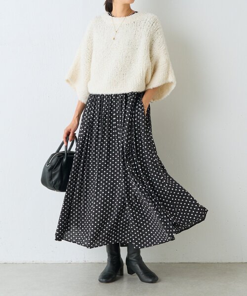 BEARDSLEY（ビアズリー） ニット セーター カシミヤループ前後