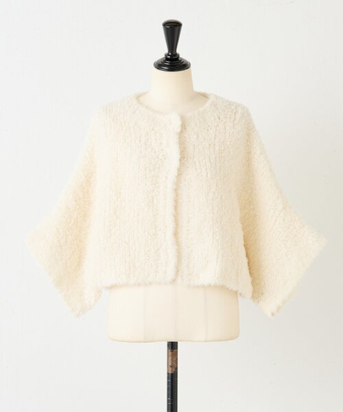 ✨美品✨ふわもこ✨ビアズリー　カシミヤループ前後カーディガン BEARDSLEY（ビアズリー） ニット セーター カシミヤループ前後