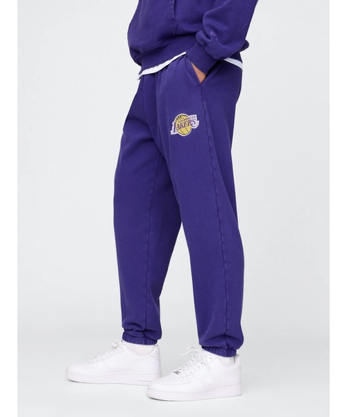 新品未使用タグ付き　NBA ジョガーパンツ　Lサイズ GAP（ギャップ） スウェットパンツ ジャージ NBA ロサンゼルス