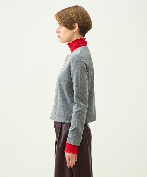 MACPHEE（マカフィー） カーディガン コットンポリエステルベロア