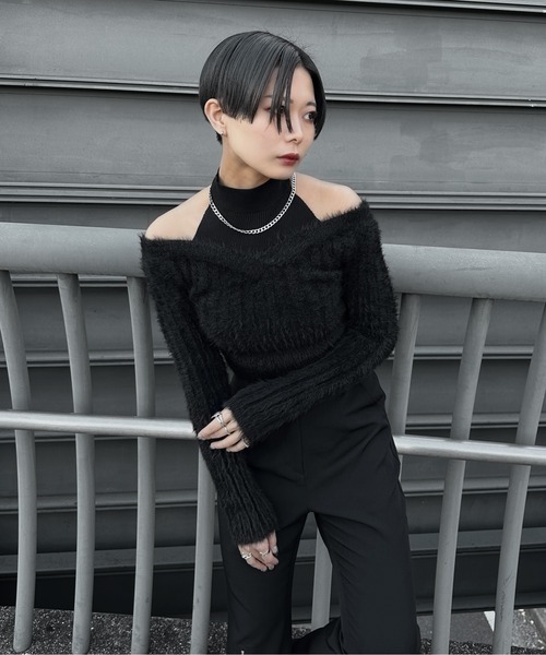 LVEU.（ラブユ） タートルネック ニット セーター 「LVEU.」2way