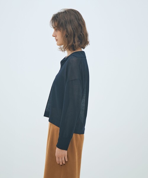 MACPHEE（マカフィー） 長袖ニット S パープル レディース : ZOZOTOWN