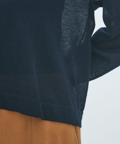 MACPHEE（マカフィー） 長袖ニット S パープル レディース : ZOZOTOWN