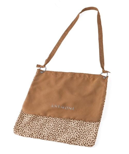 ANEMONE（アネモネ） ショルダーバッグ バッグ スエード調×アニマル柄