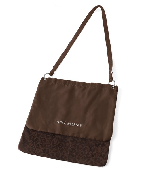 ANEMONE（アネモネ） ショルダーバッグ バッグ スエード調×アニマル柄