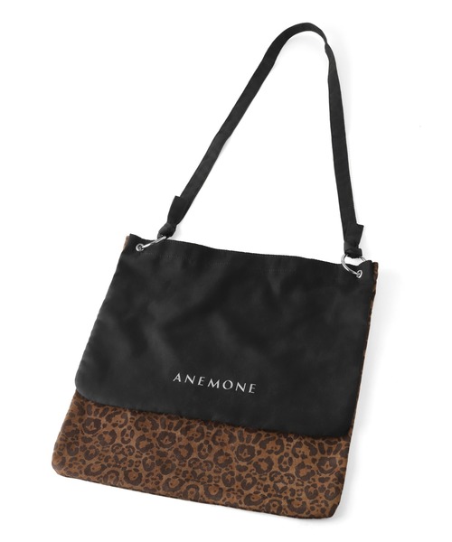 ANEMONE（アネモネ） ショルダーバッグ バッグ スエード調×アニマル柄