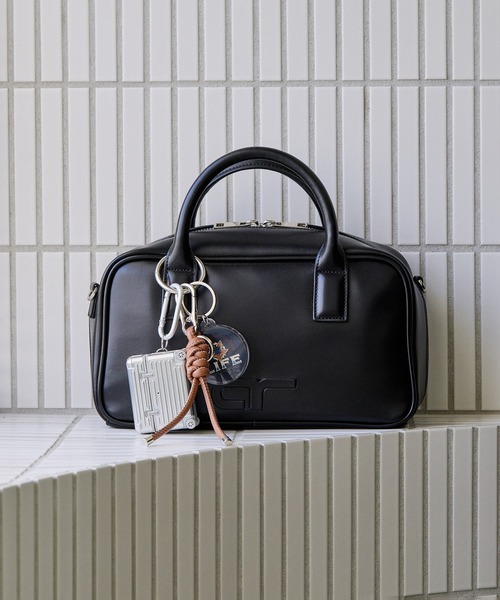 ADAM ET ROPE'（アダムエロペ） ボストンバッグ 「サステナブル」ロゴ