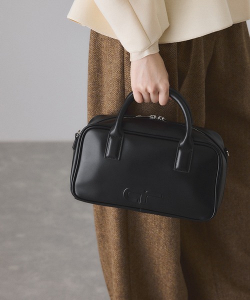 ADAM ET ROPE'（アダムエロペ） ボストンバッグ 「サステナブル」ロゴ