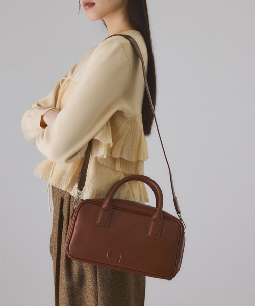 ADAM ET ROPE'（アダムエロペ） ボストンバッグ 「サステナブル」ロゴ