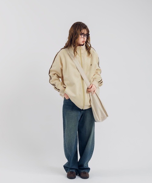 「MUHET」 ブルゾン X-LARGE ネイビー レディース_画像4