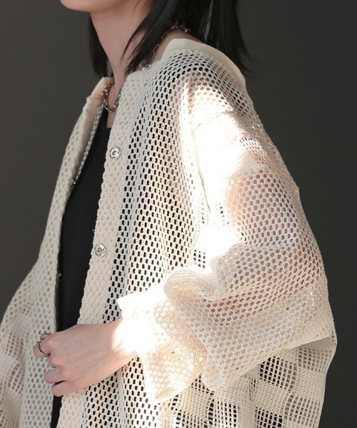 「HUG.U」 カーディガン FREE ホワイト レディース_画像9