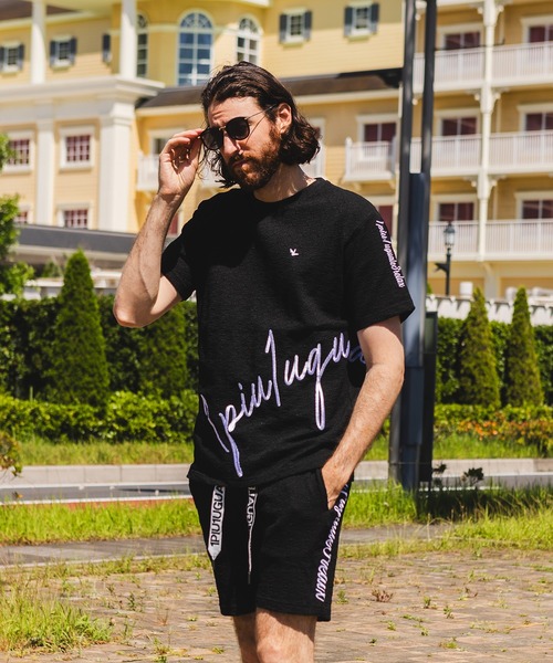 1PIU1UGUALE3 RELAX セットアップジャージ 2XL ブラック メンズ